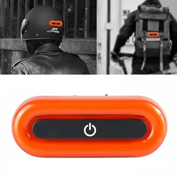 Kask Arkası Uyarı Led Işığı - Kask Ledi - Gece Kask Ledi