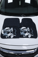 Tom Desenli Dijital Baskılı Universal Her Araca Uyumlu Makinede Yıkanabilir Oto Paspas Halı Seti